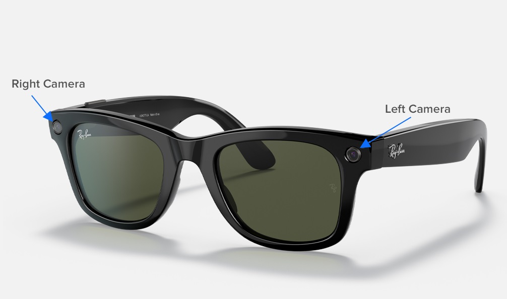 Camera tích hợp trên Rayban Meta Smart Glasses